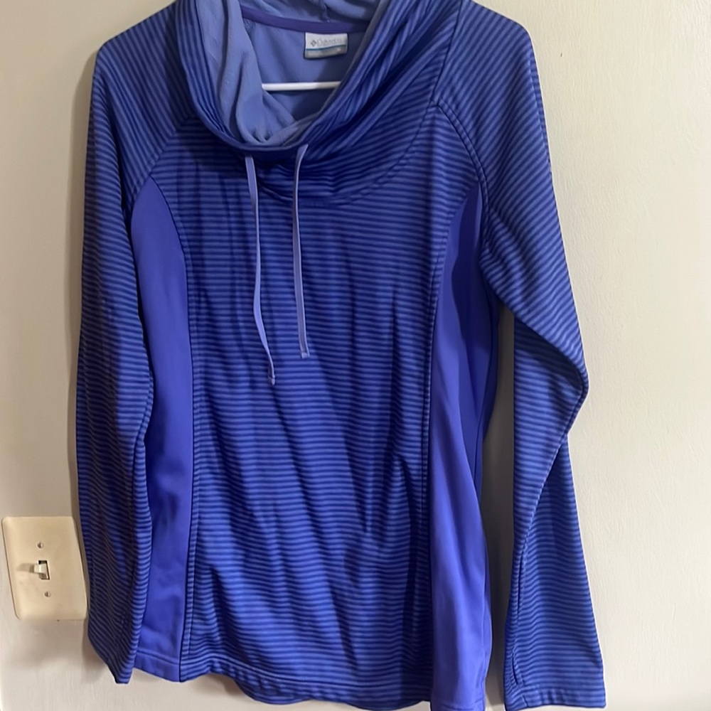 Columbia Women's Medium Mountain Run II Cowl neck Fleece Pullover Long Sleeve